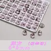 Rhinestones de Uñas K9 de Alta Calidad, Rosa Claro, Multifacéticos, Base Puntiaguda, Forma Irregular Tipo Huazi, A Granel Brillantes para Uñas DIY Grandes