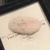 Coreia do Sul Doce e Fofo Laço de Pérola Cabelo de Cordeiro bb Grampo da Moda Versátil Grampo para Franja Acessórios de Cabelo Lateral Acessório de Cabeça