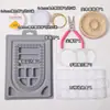 Argolas Abertas em Caixa Anel Único Base de Flor Fechos Lagosta Conjunto de Acessórios Colar Pulseira Conectando Pingentes Materiais DIY Feitos à Mão