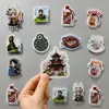 Ímãs de Geladeira de Acrílico da Cidade de Guizhou Adesivos Magnéticos de Pontos Turísticos de Guiyang Personalizados para Atacado Pequenos Presentes Criativos da Cultura Étnica Miao
