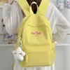 Mochila de estilo lindo para estudiantes mujeres, mochila escolar para estudiantes de secundaria, preparatoria y primaria, gran capacidad, ligera, mochila de viaje versátil
