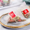 Combinação de Sacos Triangulares Personalizados para Venda em Atacado Saco de Chá Aromatizado Chá Oolong de Pêssego Branco Chá Oolong de Coco Chá de Cevada com Feijão Vermelho