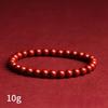 Areia dourada púrpura cinábrio (anel simples de aro único) pulseira pulseira contas de Buda rosário homens e mulheres contas de luz pulseira minério bruto natural