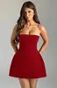 2024 Amazon Exportación Transfronteriza Verano Europeo y Americano Nuevo Falda Corta Moda Tubo Top Cintura Alta Color Sólido Vestido