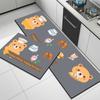 Tapete Antideslizante Resistente a Manchas para Piso de Cocina Tapete Drenaje para Encimera Tapete Antideslizante de Barro de Diatomeas para el Hogar Tapete para Pies de Baño Tapete Absorbente de Agua Rápido para Puerta de Entrada