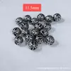 Cuentas espaciadoras de plata 999 vintage de Shanxi, anillos corredizos, accesorios de terrón de azúcar, adornos culturales y artísticos para DIY