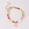 Amazon Transfronterizo Cuentas de Arroz de Colores, Conchas, Corazones de Amor, Pulseras con Letras Inglesas, Joyería de Gama Alta de Nicho al por Mayor
