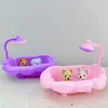Balanço Miniatura para Animais de Estimação Escorrega Casinha de Bonecas Grande Cão Janela Interativa Vila Casa Brinquedo Fonte de Mercadorias para E-commerce