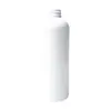 Botella de Plástico Redonda de Hombro Personalizada por el Fabricante de 500 ml Botella de Subempaque de PET con Cabezal de Bomba de Loción Externo Botella Vacía