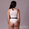 Sexy ropa interior de cuero de doble cara con ataduras, cinturón de ataduras, correa, para mujer, sexy, cinturón de cuero, accesorios de ropa huecos