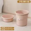 Alça de Balde Plástico Espessada para Dormitórios Estudantis, Conjunto de Três Peças de Balde Bacia Multiespecificação, Balde de Armazenamento de Água para Uso Doméstico