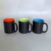 Tazas Personalizadas al por Mayor que Cambian de Color Tazas de Color Cambiante Escarchadas de 11 oz Tazas Mágicas de Colores
