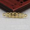 Acessórios para Joias DIY Feitos à Mão Cobre Resistente ao Manchas 24*6mm Pingente Duplo Pulseira Estilo Antigo Materiais Artesanais B2918