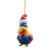 2025 Transfronterizo Nuevo Creativo Navideño Serie de Animales Pollo Gallo Colgante Colgante para Árbol de Navidad Colgante Acrílico