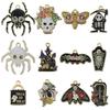 Cross-border Hot Oil Dropping Alloy Halloween Series Pingente Pingente DIY Pulseira Colar Acessórios