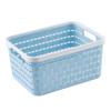 2023 Cesta de Almacenamiento de Tiras de Estilo Nuevo Simple Plástico PP Cesta para Verduras de Cocina Cesta de Almacenamiento de Ropa para Baño