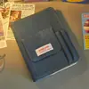 Cuaderno de Mezclilla Retro Americano, Álbum de Tarjetas de Cuatro Rejillas DIY, Estuche para Lápices de Gran Capacidad Y2K para Niñas