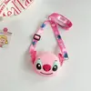 Bolsa Nova de Silicone Transfronteiriça Desenho Animado Meninas Acessórios de Bolsa Infantil Stitch Fofo Pequena Bolsa de Ombro Porta-Moedas de Chave