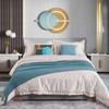 Sala de exposiciones sala modelo mobiliario a juego ropa de cama lujo suave estilo italiano Hong Kong simple ropa de cama suave juego de seis piezas Mayoreo