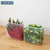BNBSPonteira Sem Furos Montada na Parede Cesta de Armazenamento para Cebolinha Gengibre Alho Caixa de Armazenamento de Gengibre Doméstica Cesta de Armazenamento Montada na Parede da Cozinha