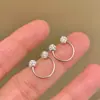 Mais Fáceis para Combinar Brincos de Unha para Hélice com Strass Super Brilhante, Não é Preciso Tirar para Dormir, Brincos Argola Ferradura com Fecho de Torção Dupla, Brincos, Brincos Empilháveis Femininos