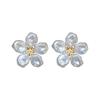 Pendientes de perlas barrocas de alta gama con diseño de nicho, ligeros y de lujo, de moda, para mujer.