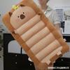 Almofada de Uma Peça Capivara para Escritório Sedentário Almofada de Gordura Desenho Animado Almofada de Cintura de Uma Peça Almofada de Encosto para Banco de Carro