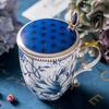Osso doméstico China caneca personalizada copo de cerâmica copo de leite copo colher colher de grande capacidade copo de água de escritório copo de café atacado