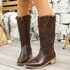 Otoño 2026 Nueva Llegada Comercio Exterior Tallas Grandes para Mujer Casual Cómodo Estilo Europeo Americano Moda Ropa Exterior Botas Talla Única
