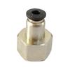 Componente neumático rápido, conector de tubería de gas con rosca interna M5, conector de tubería rápido de paso recto, componente neumático de tubería de enchufe rápido