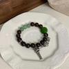 Pulsera Xingshi de Zen antiguo y sensación fría, diseño de nicho, sentido de la moda nacional, pulsera de imitación de jade