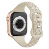 Adecuado para Apple Apple WatchUltra correa de reloj de silicona con grabado de leopardo para cintura pequeña fabricantes de la generación en stock