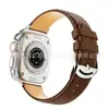 Cinturón Transfronterizo de Cuero Encerado con Hebilla Samsung Adecuado para Apple Watch Cinturón de Cuero Encerado con Cara Sonriente y Hebilla Samsung