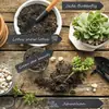 Etiqueta de planta de pizarra natural al por mayor Flores de jardín Arbustos Esquejes de plantas suculentas Huerto Frutal Esquejes de piedra