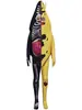 Disfraz Cosplay de Banana Medio Esqueleto de Fortnite Disfraz de Halloween Personaje de Videojuego Mono Transfronterizo Atuendo de Fiesta para Role-Playing