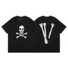 Camiseta deportiva informal de manga corta con estampado en V grande de VLONE, marca de moda transfronteriza europea y americana de 2024, para hombres y mujeres.