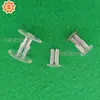Fivela de Plástico com Dente Invertido para Papelaria Preguinho Fixo de Papelão Fivela de Placa de Escavação Botão de Encaixe de Nylon Preguinho de Fixação da Conta Mãe