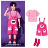 Fantasias de Performance Infantil Urso Fofo de Jardim de Infância Macacões Fantasias de Performance Uniformes de Turma Fantasias de Torcida para Escola Primária