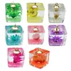 Bloque de resina de 8 colores mixtos, colgante de flor eterna luminosa, accesorio para pulsera, llavero, joyería, accesorios, fabricantes, venta al por mayor