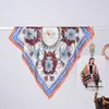 Lenço de Cabeça Tubo Versátil 70*70 para Mulheres, Adequado para Primavera, Outono e Verão, Lenço de Seda para Combinar com Camisas, Proteção para o Pescoço, Lenço Fino, Lenço Quadrado Pequeno