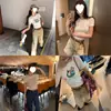 [Em Estoque] Camiseta Estampada Tamanho Pequeno Série Elfo Cavalo Fantasma Vc Sereia & Pequeno Monstro