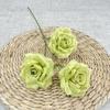 Departamento Verde Flor Artificial Forma de Flor Material de Flor Departamento del Bosque Material de Flor para Bodas Fondo de Boda Arreglo de Flores Accesorios Plantación Verde