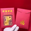 Adesivos para celular de ouro puro 999, envelopes vermelhos de alta qualidade para Ano Novo e casamentos, envelopes vermelhos universais, atacado diretamente do fabricante