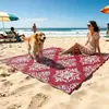 Esteras de Playa Jacquard de Polipropileno Personalizables para Exportación, Resistentes a Manchas y al Moho, Adecuadas para Autocaravanas, Patios y Alfombras Exteriores