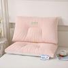 Nantong Textiles para el Hogar Núcleo de Almohada de Látex de Seda de Hielo Amigable con la Piel Almohada Suave Cuero Látex de Alta Elasticidad Fábrica de Origen Venta al por Mayor Transfronteriza