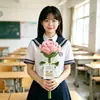 Colorido ramo de girasoles gigante de mano, girasoles tejidos a mano, regalo creativo para maestros durante la temporada de regreso a clases