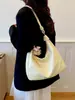 2026 Nueva Moda Ins Estilo Coreano Retro Color Sólido Versátil Bolso de Hombro Cruzado Casual para Mujer para el Trabajo y los Viajes Diarios