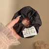 Elástico de cabelo com laço de renda francesa, scrunchie oversized, estilo casual, acessório de cabelo para coque elegante, faixa de cabelo, elástico de cabelo grande para mulheres
