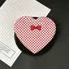 Soporte para teléfono magsafe magnético con airbag, diseño ins estilo coreano con forma de corazón y lunares, plegable y extensible, soporte perezoso para escritorio