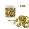 Lámina de Oro Triturada Transfronteriza, Lámina de Plata, Lámina de Cobre, Lámina de Oro Rosa, Artesanías de Barro de Cristal de Resina DIY Embotelladas, Decoración de Estatua de Buda